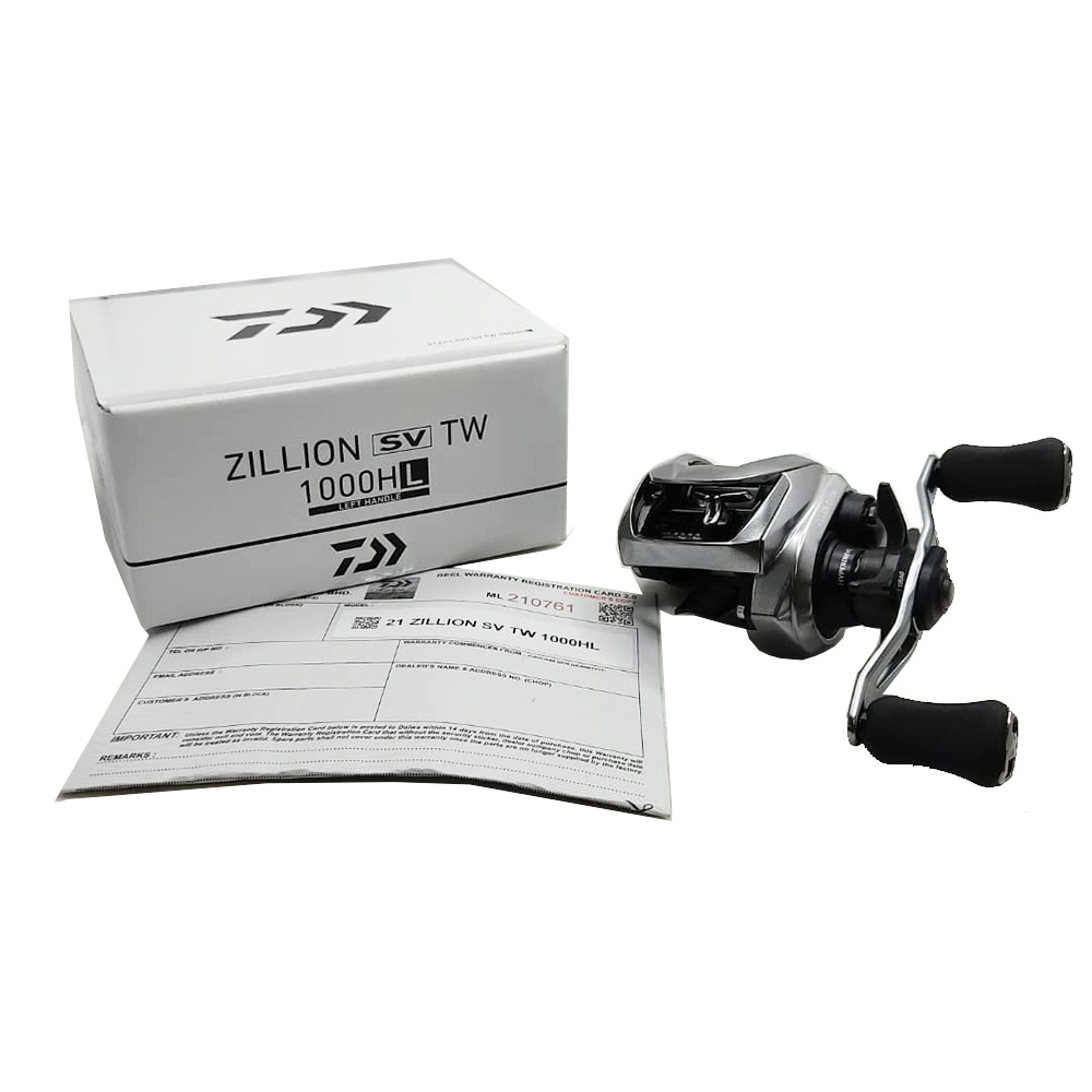 Мультипликаторная катушка DAIWA 20 ZILLION SV TW 1000HL Мультипликаторная катушка DAIWA 20 ZILLION SV TW 1000HL