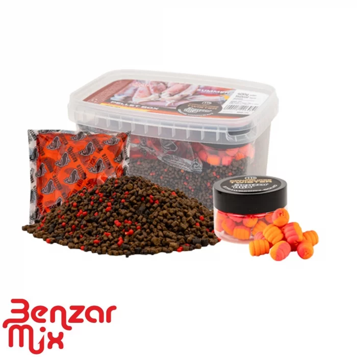 Набор для флета Benzar Mix Summer Pellet Box Twister Squid 400g + 150ml