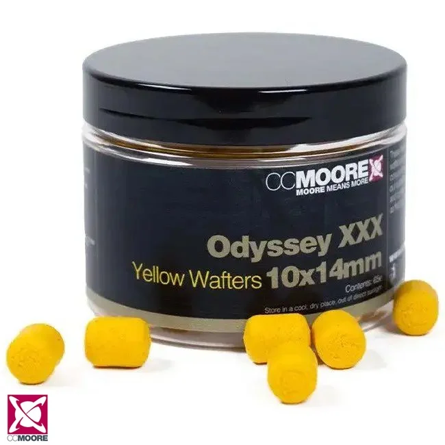 Вафтерсы CC Moore Odyssey XXX Yellow Dumbell Wafters 10x14mm (65)