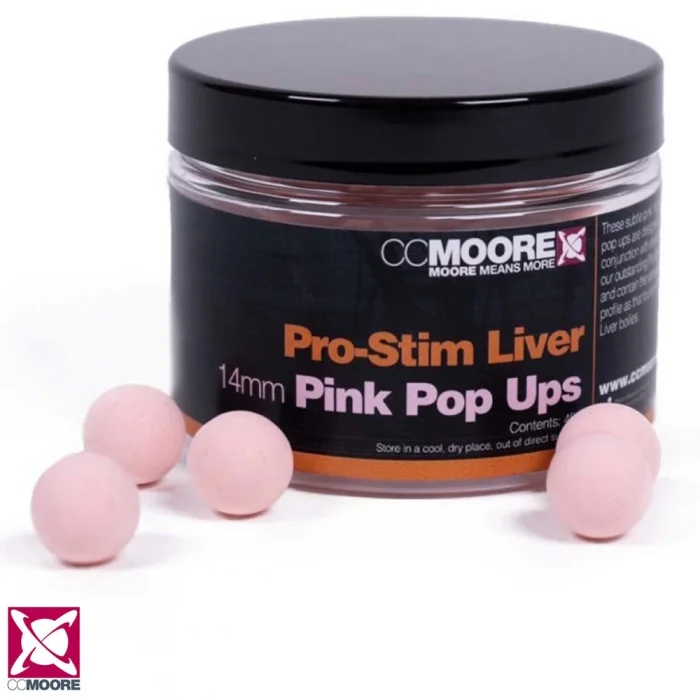 Поп-ап CC Moore Pro-Stim Liver Pink Pop Ups 14mm (45)