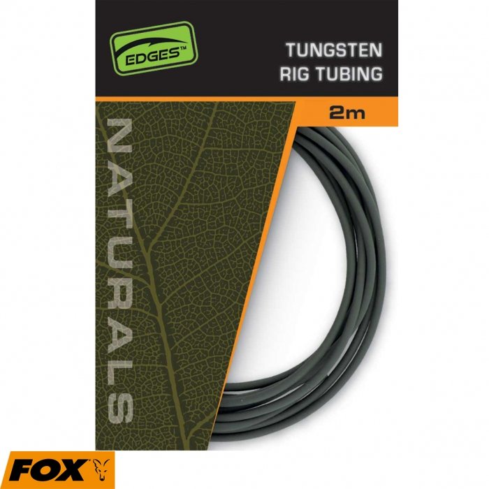 Трубка противозакручивательутяжеленная Fox Edges Tungsten Rig Tubing Nat Green 2m