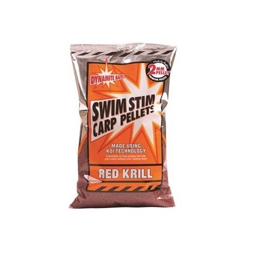 Пеллетс Dynamite Baits Swim Stim Pellet Red Krill 2mm 900g 900г