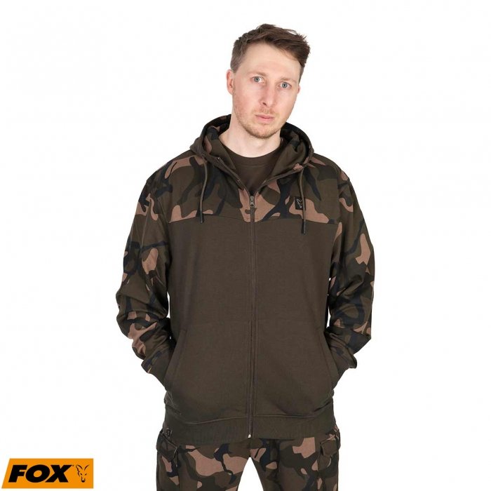 Толстовка Fox Lightweight Khaki / Camo Split Zip Hoody S 1шт