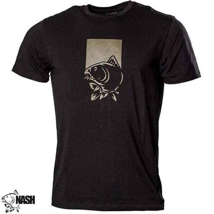 Футболка Nash Make It Happen T-Shirt Fish Logo Black XL 1шт