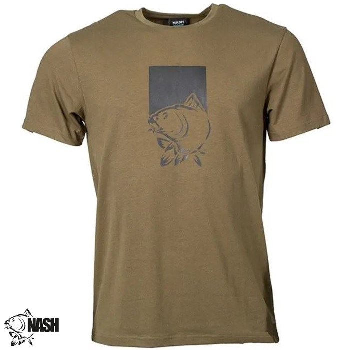 Футболка Nash Make It Happen T-Shirt Fish Logo Green XL 1шт