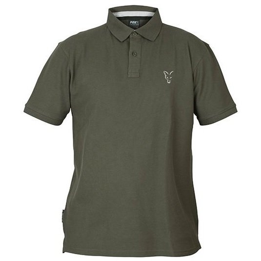 Поло з коміром Fox Collection Green/Silver Polo Shirt Green/Silver XL 1шт 