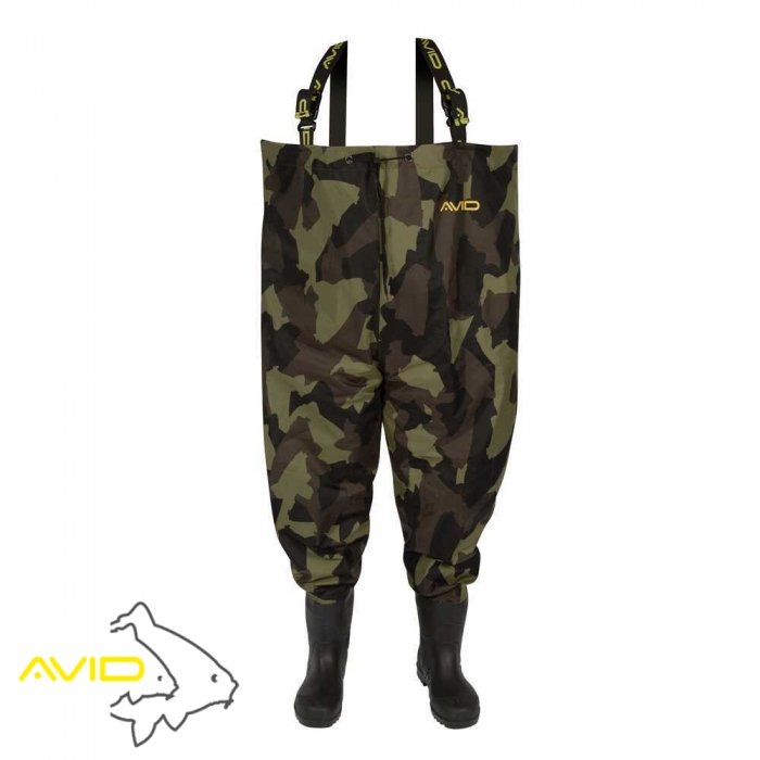 Вейдерсы Avid Carp Distortion Camo Chest Waders Size 9 (EU 43) 1шт