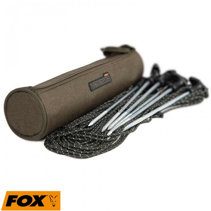 Колышки для палатки со штормовыми шнурами Fox Voyager Bivvy Storm Pack Колышки для палатки со штормовыми шнурами Fox Voyager Bivvy Storm Pack