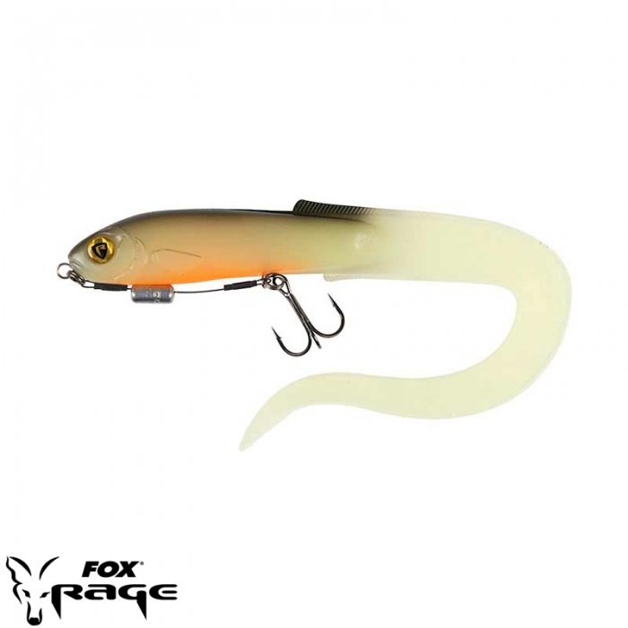 Силиконовая приманка Rage Slick Eel Loaded UV Hot Olive 21cm Size 2 1шт Силиконовая приманка Rage Slick Eel Loaded UV Hot Olive 21cm Size 2 1шт