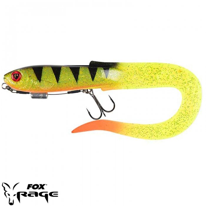 Силиконовая приманка Rage Slick Eel Loaded UV Perch 21cm Size 2 1шт Силиконовая приманка Rage Slick Eel Loaded UV Perch 21cm Size 2 1шт