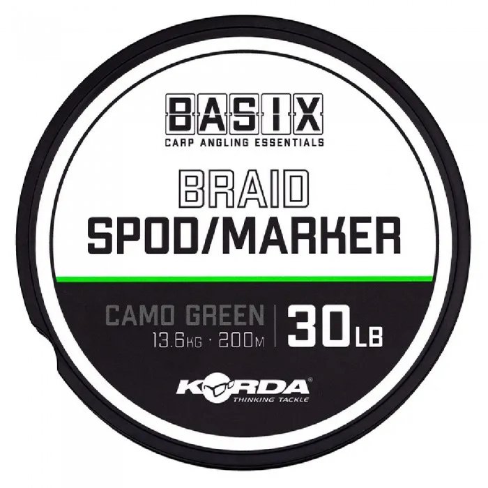 Плетеный шнур сподовый / маркерный Korda Basix Spod/Marker Braid 200m
