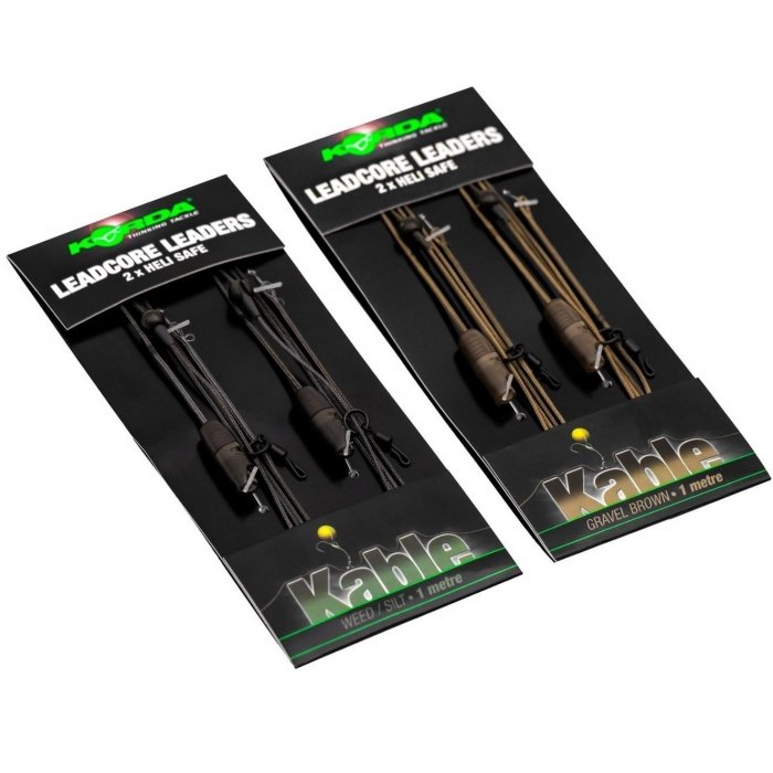 Готовый монтаж Korda Leadcore leader Heli Safe 1m Gravel 2шт
