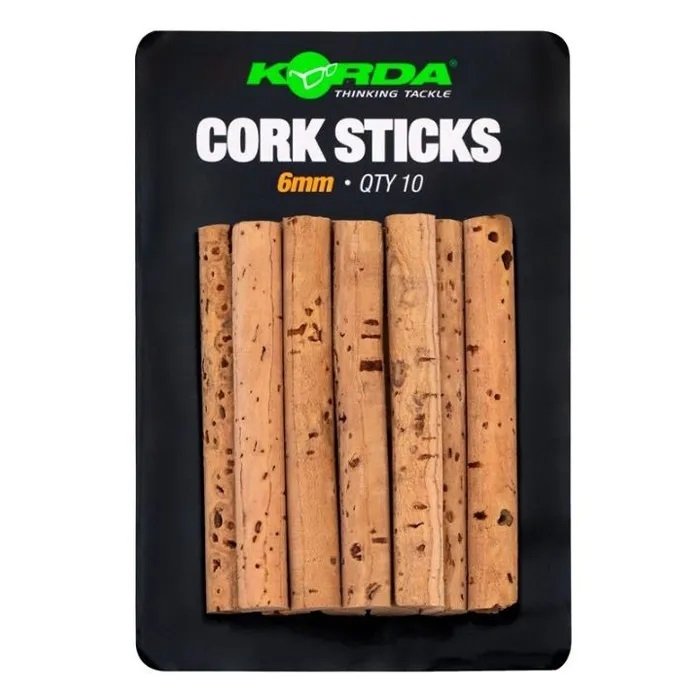 Корковые палочки Korda Cork Sticks 8mm 10шт