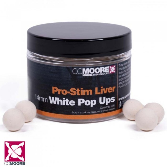 Поп-ап CC Moore Pro-Stim Liver White Pop Ups 12mm Поп-ап CC Moore Pro-Stim Liver White Pop Ups 12mm