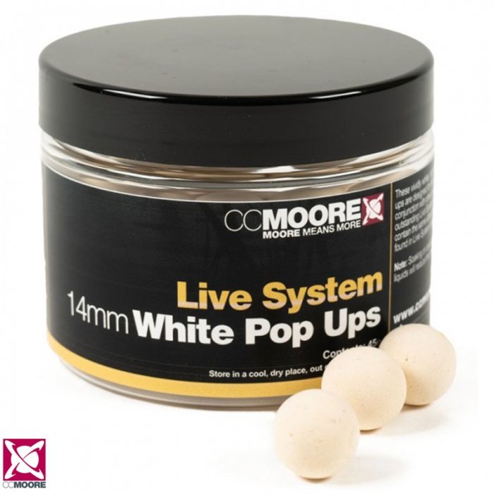 Поп-ап CC Moore Live System White Pop Ups 12mm Поп-ап CC Moore Live System White Pop Ups 12mm