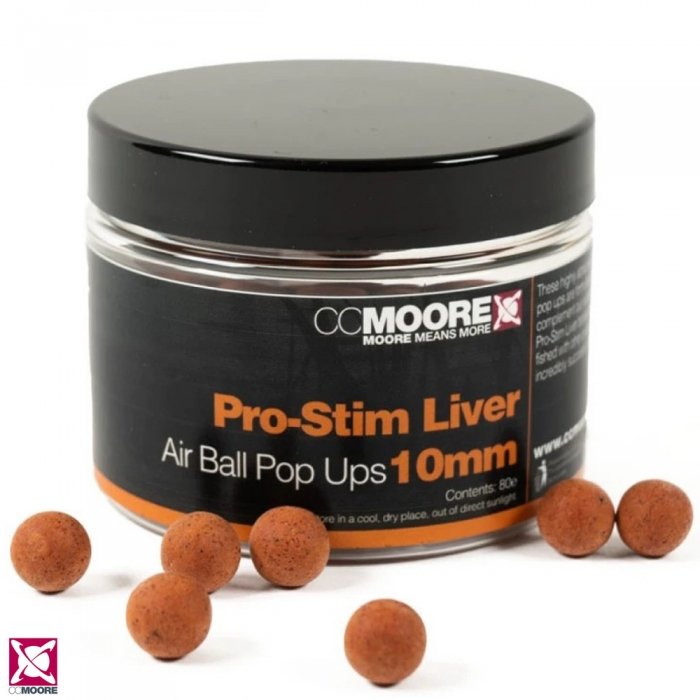 Поп-ап CC Moore Pro-Stim Liver Air Ball Pop Ups 10mm (80) Поп-ап CC Moore Pro-Stim Liver Air Ball Pop Ups 10mm (80)