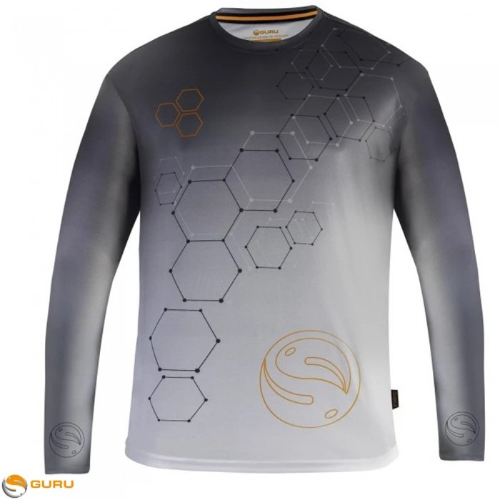 Футболка с длинными рукавами Guru Hexagon Sun Core Shirt UPF 50+ XXXL 1шт Футболка с длинными рукавами Guru Hexagon Sun Core Shirt UPF 50+ XXXL 1шт