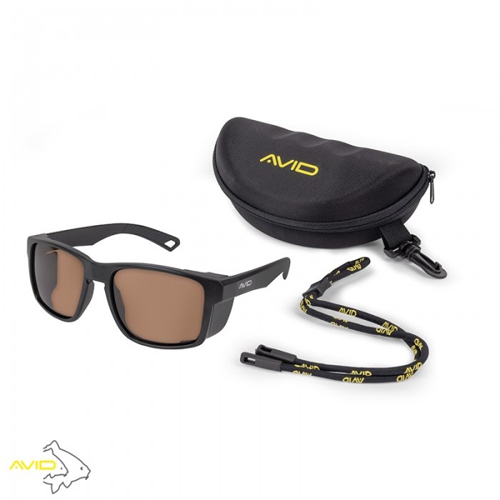 Солнцезащитные очки Avid Carp SeeThru Blinker Polarised Sunglasses Brown Lens Солнцезащитные очки Avid Carp SeeThru Blinker Polarised Sunglasses Brown Lens