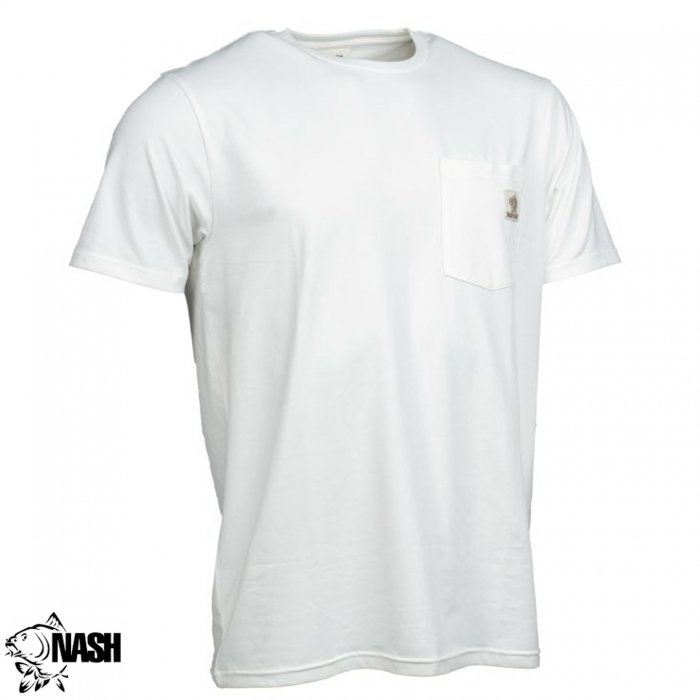 Футболка Nash Make It Happen Badge Pocket T-Shirt Ecru L 1шт