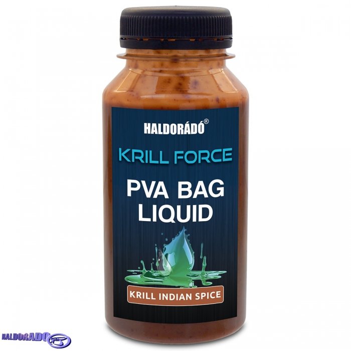 Ликвид Haldorado Krill Force PVA Bag Liquid Krill Indian Spice 180ml Ликвид Haldorado Krill Force PVA Bag Liquid Krill Indian Spice 180ml