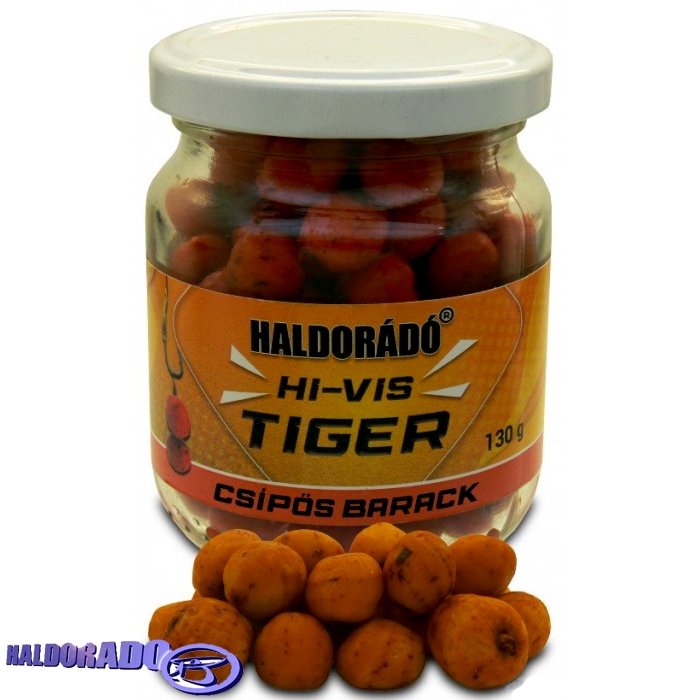 Тигровый орех насадочный Haldorado Hi-Vis Tigernut Spicy Peach 130g Тигровый орех насадочный Haldorado Hi-Vis Tigernut Spicy Peach 130g