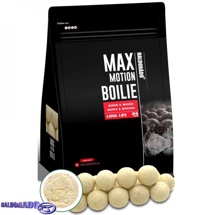 Бойлы Haldorado Max Motion Boilie Long Life Maple Banana 800g Бойлы Haldorado Max Motion Boilie Long Life Maple Banana 800g