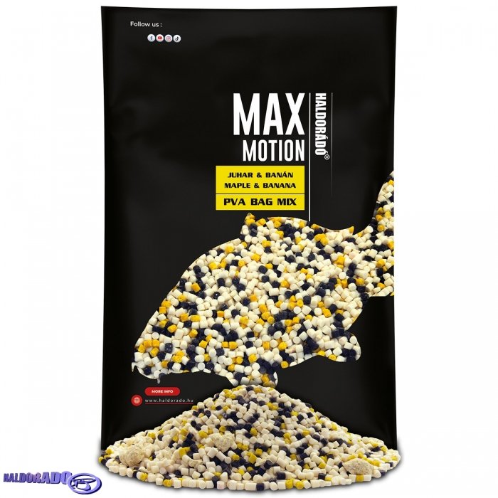 Прикормка Haldorado Max Motion PVA Bag Mix Maple Banana 600g Прикормка Haldorado Max Motion PVA Bag Mix Maple Banana 600g