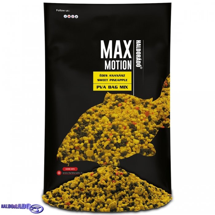 Прикормка Haldorado Max Motion PVA Bag Mix Sweet Pineapple 600g Прикормка Haldorado Max Motion PVA Bag Mix Sweet Pineapple 600g