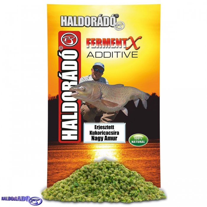Прикормка ферментированная Haldorado FermentX Fermented Crispy Big Amur 400g Прикормка ферментированная Haldorado FermentX Fermented Crispy Big Amur 400g