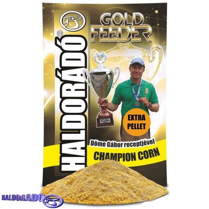 Прикормка Haldorado Gold Feeder Champion Corn Extra Pellet 1kg Прикормка Haldorado Gold Feeder Champion Corn Extra Pellet 1kg