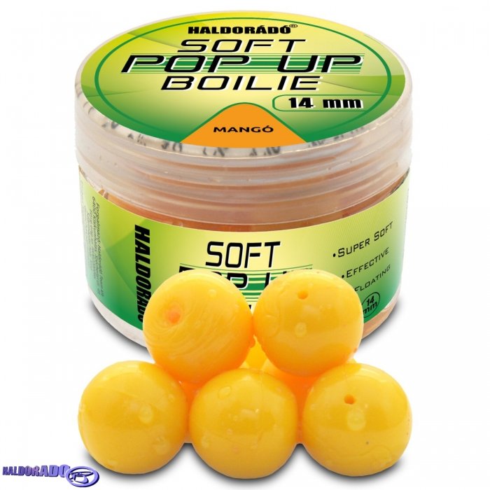 Искуственный поп-ап Haldorado Super Soft Pop-Up Boilie Mango 14mm Искуственный поп-ап Haldorado Super Soft Pop-Up Boilie Mango 14mm