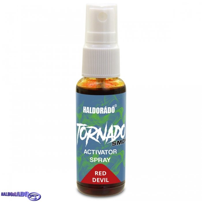 Спрей активатор Haldorado Tornado Smoke Activator Spray Red Devil 30ml Спрей активатор Haldorado Tornado Smoke Activator Spray Red Devil 30ml