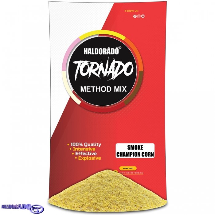 Прикормка Haldorado Tornado Smoke Method Mix Champion Corn 500g Прикормка Haldorado Tornado Smoke Method Mix Champion Corn 500g