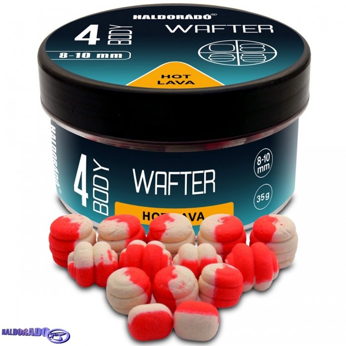 Вафтерсы Haldorado 4 Body Wafter Hot Lava 8-10mm 35g
