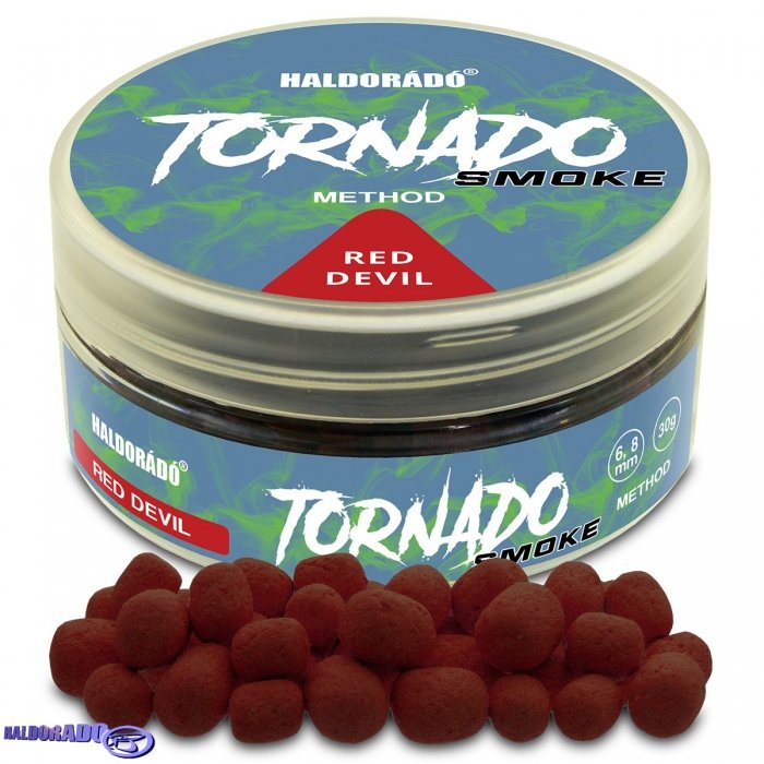 Вафтерсы Haldorado Tornado Smoke Method Wafters Red Devil 6-8mm Вафтерсы Haldorado Tornado Smoke Method Wafters Red Devil 6-8mm