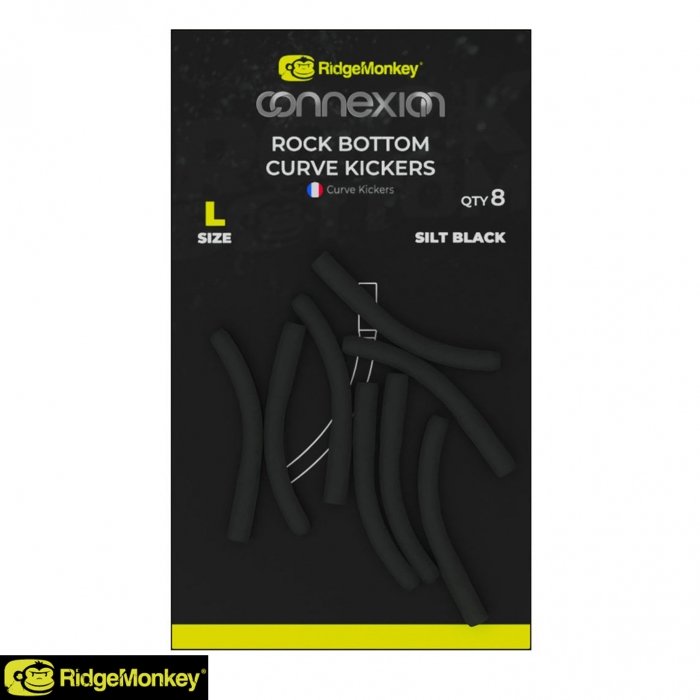 Лентяйка Ridge Monkey Connexion Rock Bottom Curve Kickers L 10шт Лентяйка Ridge Monkey Connexion Rock Bottom Curve Kickers L 10шт