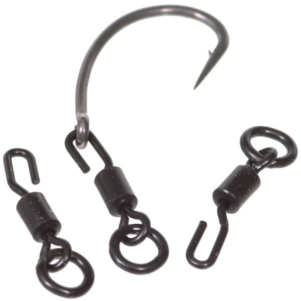 Вертлюг быстросьемный с кольцом Korda Spinner Ring Swivel Size 11 10шт Вертлюг быстросьемный с кольцом Korda Spinner Ring Swivel Size 11 10шт