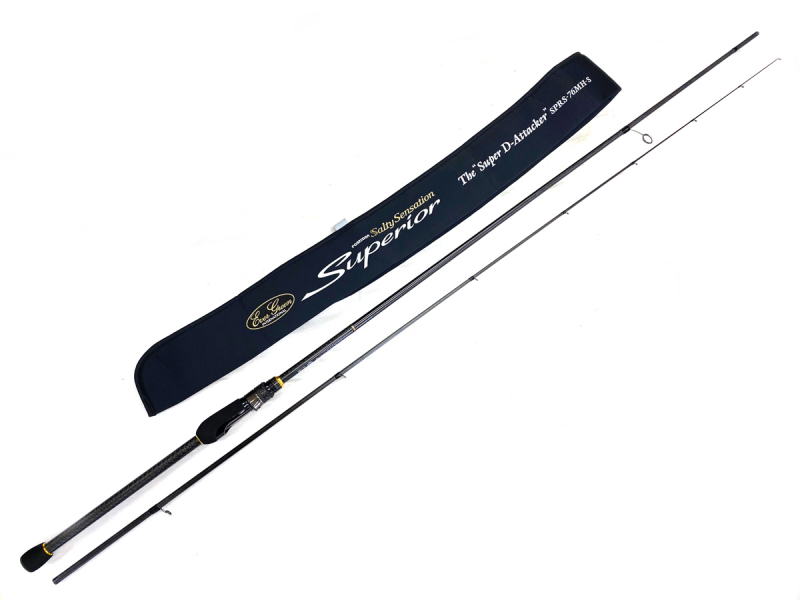 Спиннинговое удилище Ever Green Poseidon Salty Sensation Superior SPRS-76MH-S Super D Attacker 2.28м 1-18г Спиннинговое удилище Ever Green Poseidon Salty Sensation Superior SPRS-76MH-S Super D Attacker 2.28м 1-18г